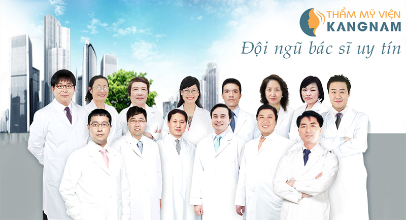 Thẩm mỹ viện Kangnam sở hữu đội ngũ bác sĩ chuyên khoa uy tín